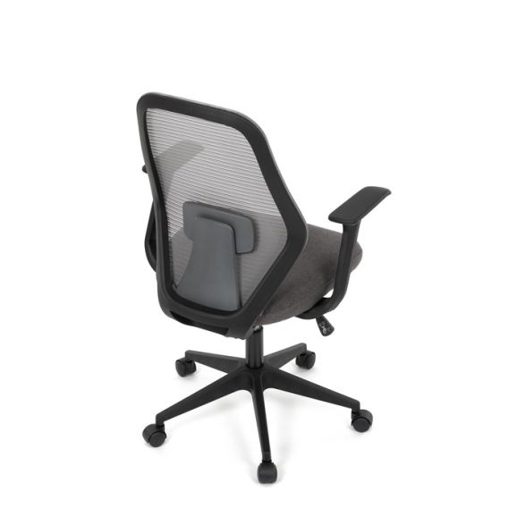 Kancelárska stolička, hojdací mechanizmus, šedá sieťovina, KA-V3149 GREY