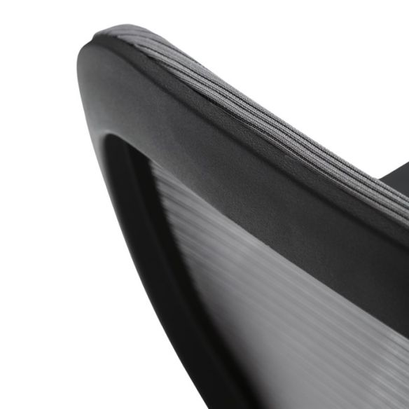 Kancelárska stolička, hojdací mechanizmus, šedá sieťovina, KA-V3149 GREY