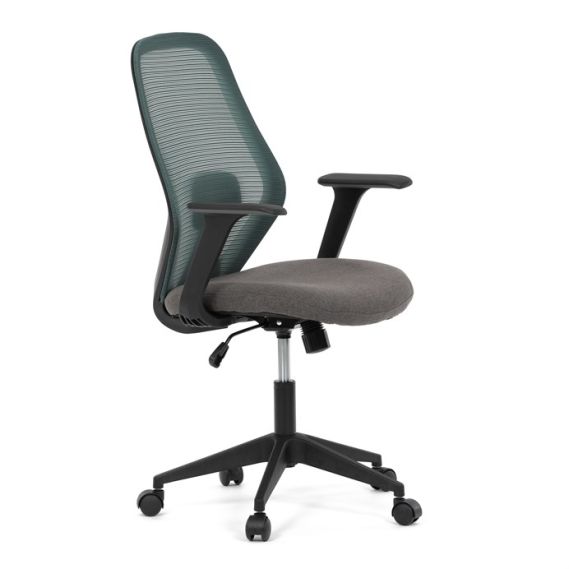 Kancelárska stolička, hojdací mechanizmus, zelená sieťovina, KA-V3149 GRN