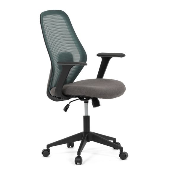 Kancelárska stolička, hojdací mechanizmus, zelená sieťovina, KA-V3149 GRN