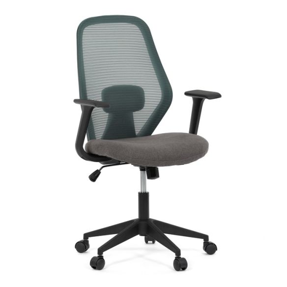 Kancelárska stolička, hojdací mechanizmus, zelená sieťovina, KA-V3149 GRN