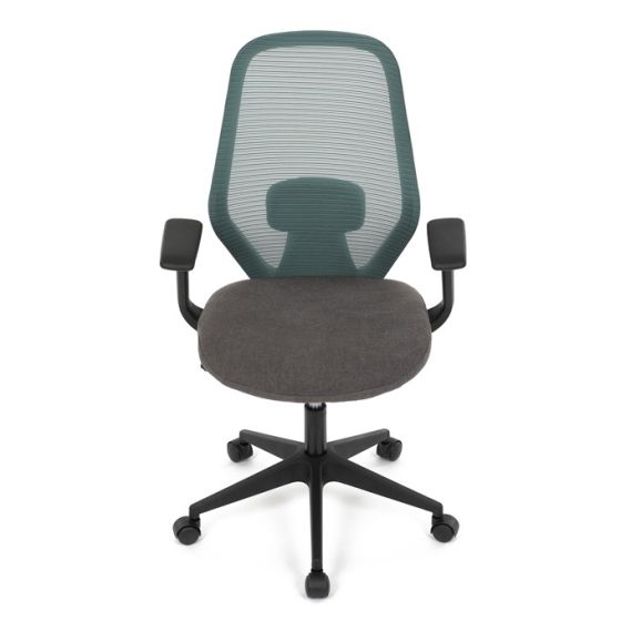 Kancelárska stolička, hojdací mechanizmus, zelená sieťovina, KA-V3149 GRN