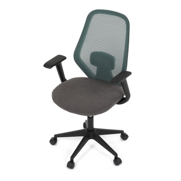Kancelárska stolička, hojdací mechanizmus, zelená sieťovina, KA-V3149 GRN