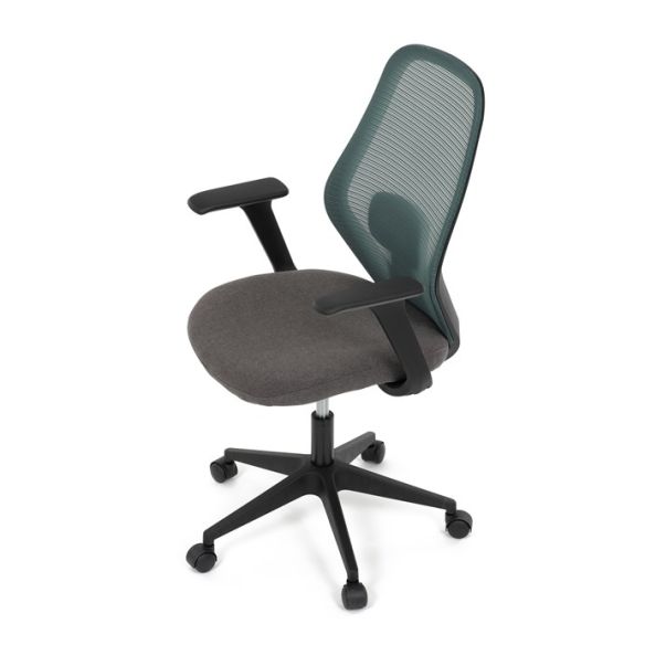 Kancelárska stolička, hojdací mechanizmus, zelená sieťovina, KA-V3149 GRN