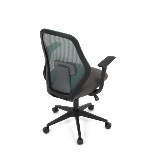Kancelárska stolička, hojdací mechanizmus, zelená sieťovina, KA-V3149 GRN