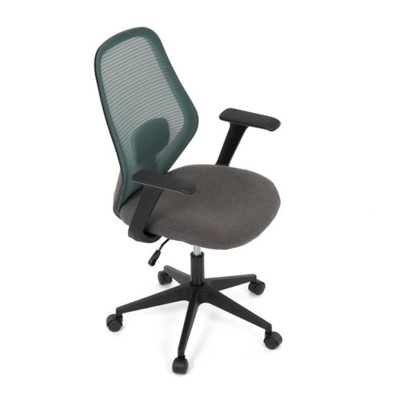 Kancelárska stolička, hojdací mechanizmus, zelená sieťovina, KA-V3149 GRN