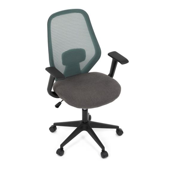 Kancelárska stolička, hojdací mechanizmus, zelená sieťovina, KA-V3149 GRN