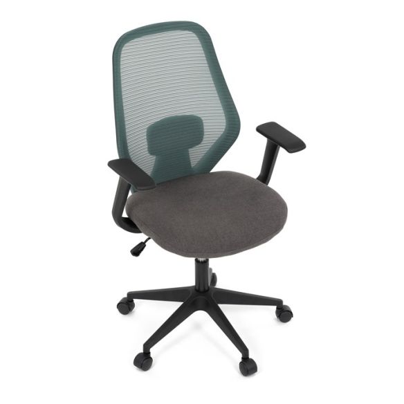 Kancelárska stolička, hojdací mechanizmus, zelená sieťovina, KA-V3149 GRN