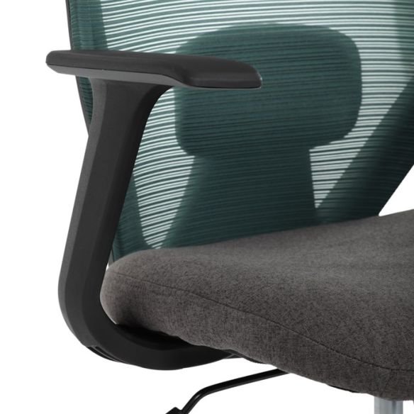 Kancelárska stolička, hojdací mechanizmus, zelená sieťovina, KA-V3149 GRN