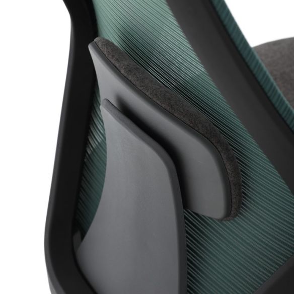 Kancelárska stolička, hojdací mechanizmus, zelená sieťovina, KA-V3149 GRN