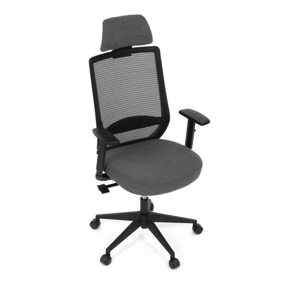 Kancelárska stolička, synchrónny mechanizmus, čierna sieťovina, KA-V3329 BK