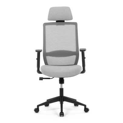 Kancelárska stolička, synchrónny mechanizmus, sivá sieťovina, KA-V3329 GREY 2