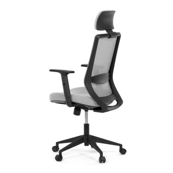 Kancelárska stolička, synchrónny mechanizmus, sivá sieťovina, KA-V3329 GREY