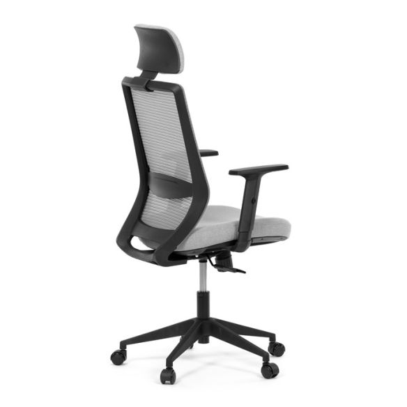 Kancelárska stolička, synchrónny mechanizmus, sivá sieťovina, KA-V3329 GREY