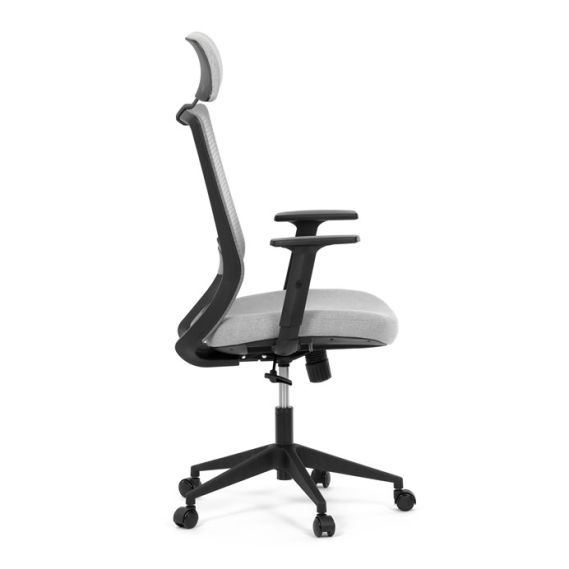 Kancelárska stolička, synchrónny mechanizmus, sivá sieťovina, KA-V3329 GREY