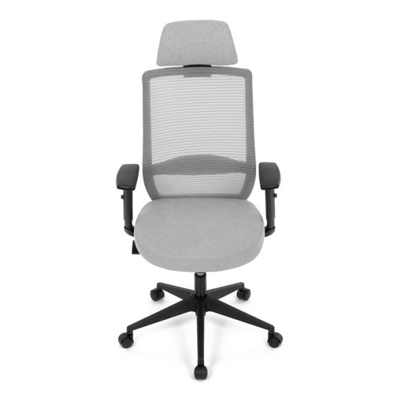 Kancelárska stolička, synchrónny mechanizmus, sivá sieťovina, KA-V3329 GREY