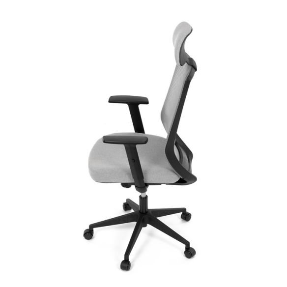 Kancelárska stolička, synchrónny mechanizmus, sivá sieťovina, KA-V3329 GREY