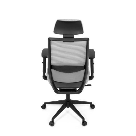 Kancelárska stolička, synchrónny mechanizmus, sivá sieťovina, KA-V3329 GREY