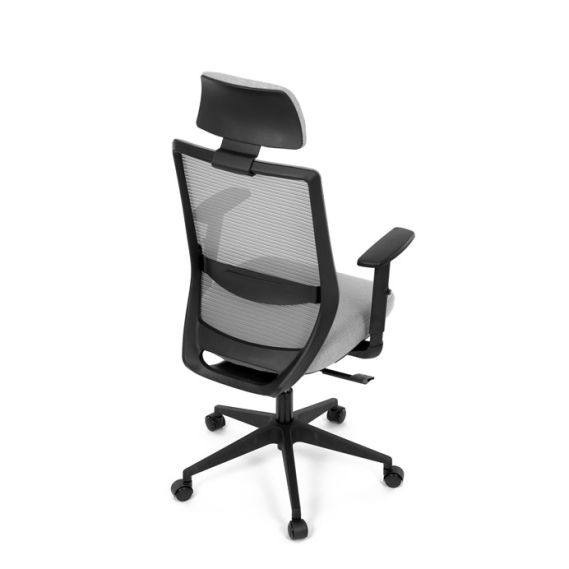 Kancelárska stolička, synchrónny mechanizmus, sivá sieťovina, KA-V3329 GREY
