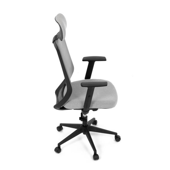 Kancelárska stolička, synchrónny mechanizmus, sivá sieťovina, KA-V3329 GREY