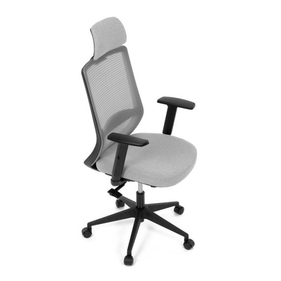 Kancelárska stolička, synchrónny mechanizmus, sivá sieťovina, KA-V3329 GREY
