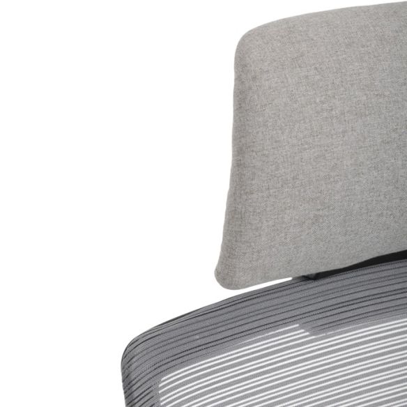 Kancelárska stolička, synchrónny mechanizmus, sivá sieťovina, KA-V3329 GREY