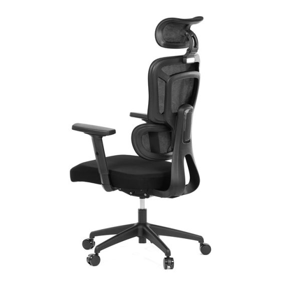Kancelárska stolička, synchrónny mechanizmus, čierna sieťovina, KA-Y358 BK