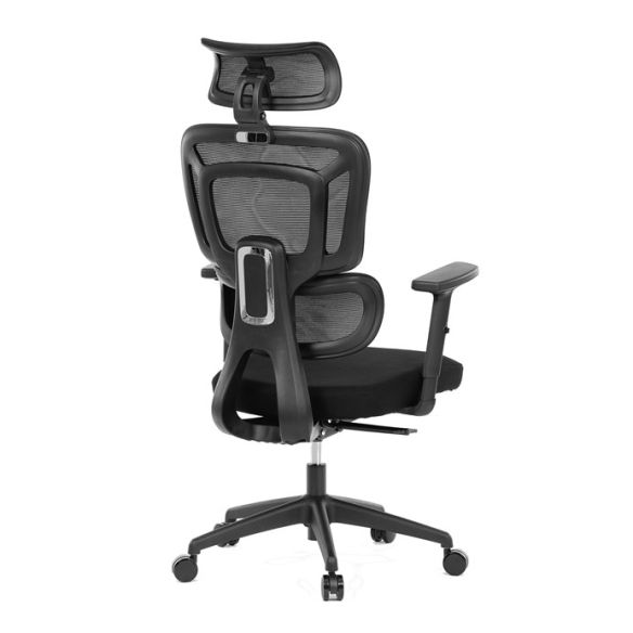 Kancelárska stolička, synchrónny mechanizmus, čierna sieťovina, KA-Y358 BK