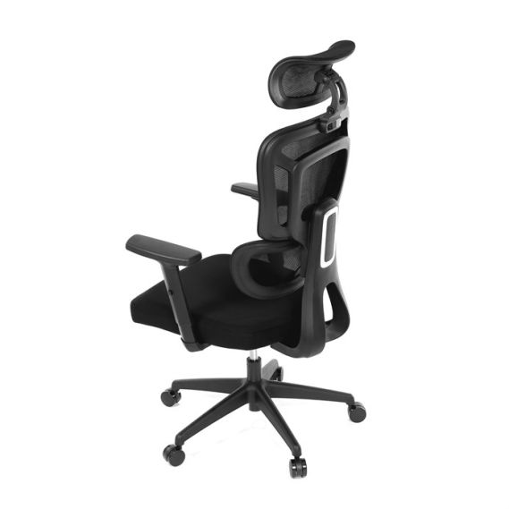 Kancelárska stolička, synchrónny mechanizmus, čierna sieťovina, KA-Y358 BK