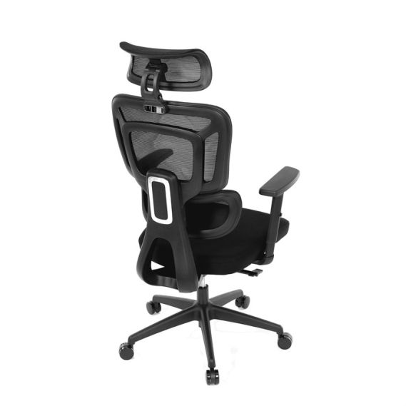 Kancelárska stolička, synchrónny mechanizmus, čierna sieťovina, KA-Y358 BK