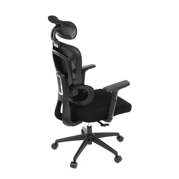 Kancelárska stolička, synchrónny mechanizmus, čierna sieťovina, KA-Y358 BK