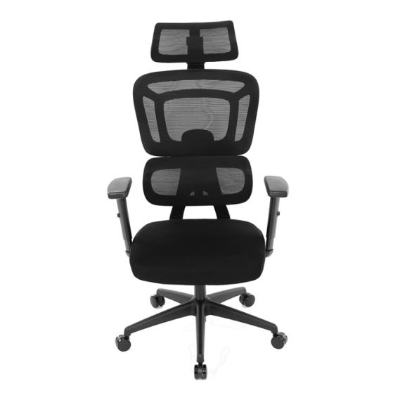 Kancelárska stolička, synchrónny mechanizmus, čierna sieťovina, KA-Y358 BK