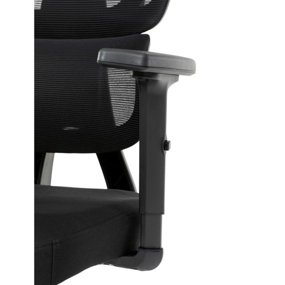 Kancelárska stolička, synchrónny mechanizmus, čierna sieťovina, KA-Y358 BK