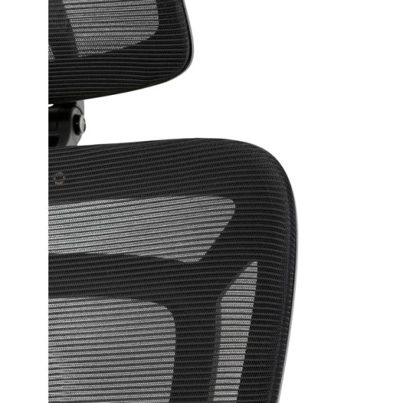 Kancelárska stolička, synchrónny mechanizmus, čierna sieťovina, KA-Y358 BK