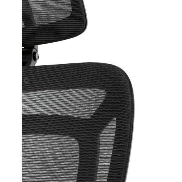 Kancelárska stolička, synchrónny mechanizmus, čierna sieťovina, KA-Y358 BK