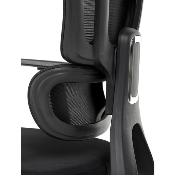 Kancelárska stolička, synchrónny mechanizmus, čierna sieťovina, KA-Y358 BK