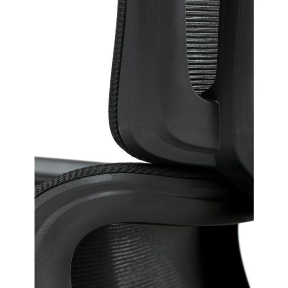 Kancelárska stolička, synchrónny mechanizmus, čierna sieťovina, KA-Y358 BK