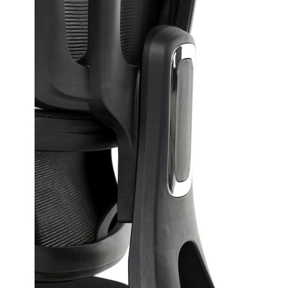 Kancelárska stolička, synchrónny mechanizmus, čierna sieťovina, KA-Y358 BK