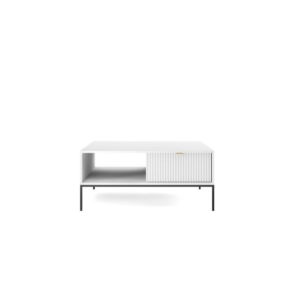 Luxusný konferenčný stolík NOVA L104, čierna/cashmere