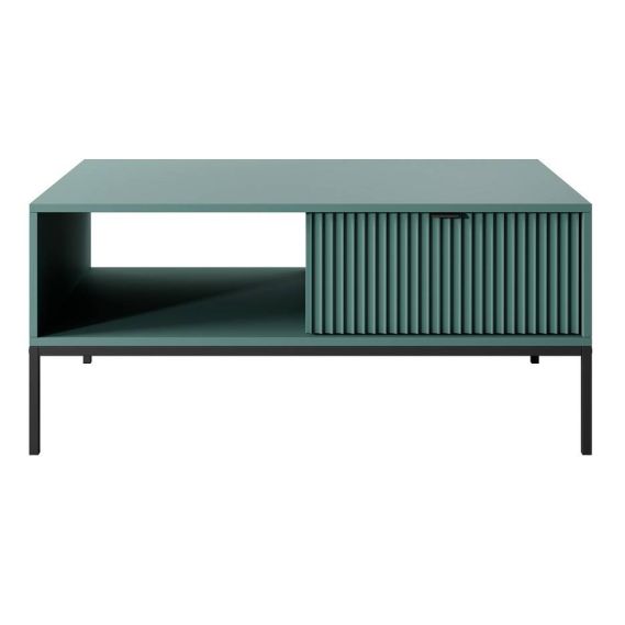 Luxusný konferenčný stolík NOVA L104, čierna/labrador