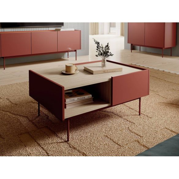 Konferenčný stolík čierny COLOR L-97, cashmere