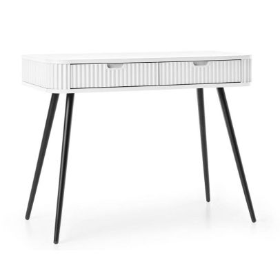 Toaletný stolík ZOVA T-103, čierna/biela