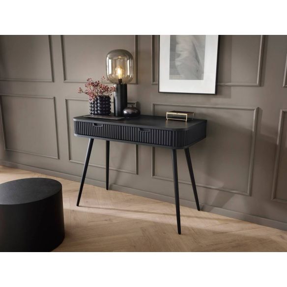 Toaletný stolík ZOVA T-103, čierna/cashmere