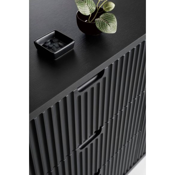 Toaletný stolík ZOVA T-103, čierna/cashmere