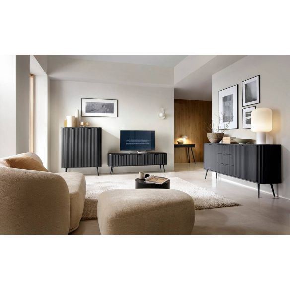 Toaletný stolík ZOVA T-103, čierna/cashmere