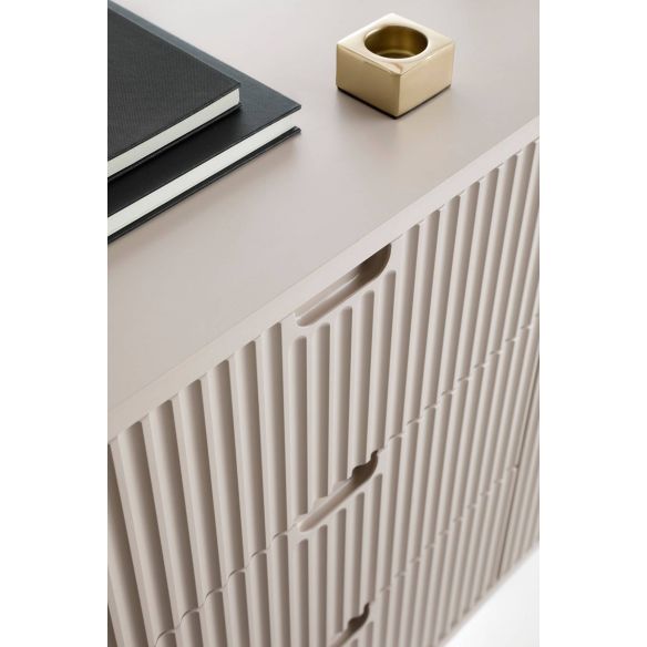 Toaletný stolík ZOVA T-103, čierna/cashmere