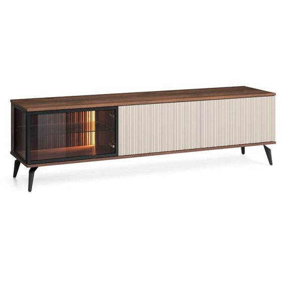 Tv stolík VICI RTV180, orech warmia/kašmír