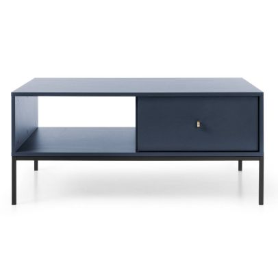 Konferenčný stolík MONO ML104, čierna/granát 2