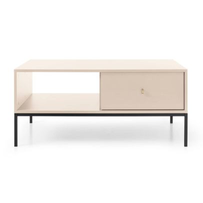 Konferenčný stolík MONO ML104, čierna/béžová 2