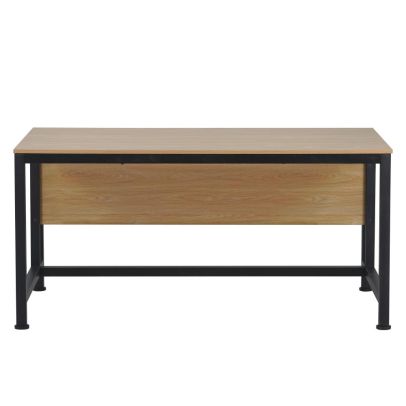 Písací stôl, dub/čierna, 150x80 cm, KILIS NEW 2